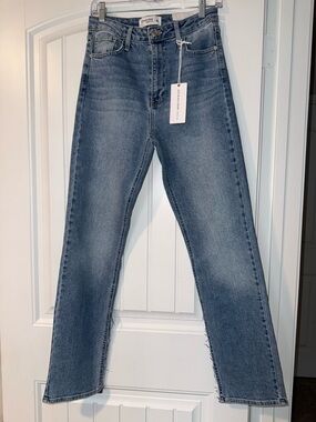 Just Black Light Blue Denim High-Waist Jeans